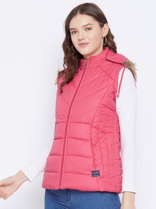 Women's Classic Solid Parka Jacket – Perfect for Cold Weather