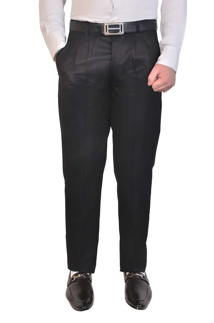 Comfort Meets Class: Solid Cotton Trousers for the Modern Professional